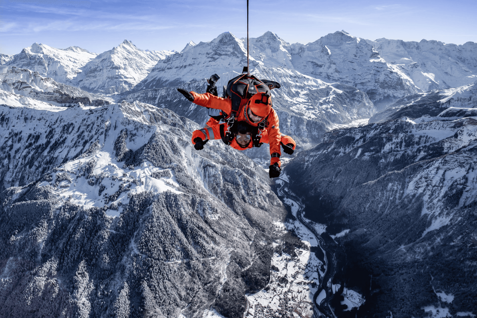 1. Skydiving in Interlaken, Switzerland
