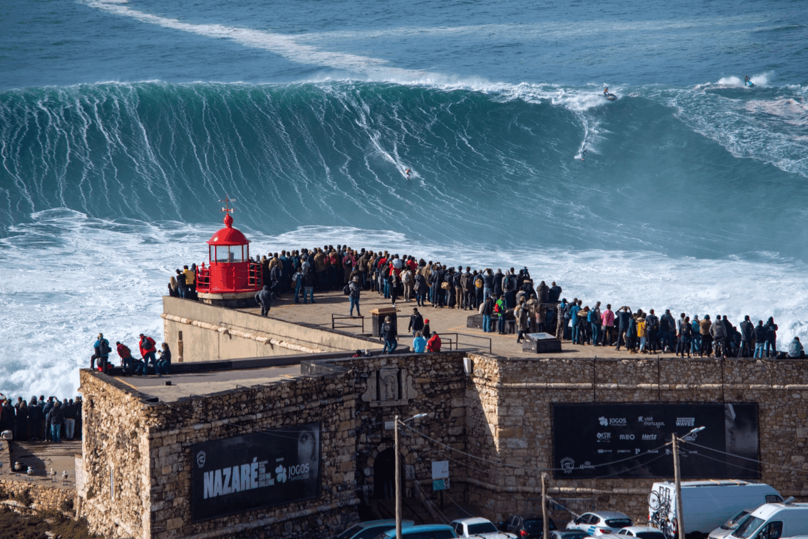 2. Big Wave Surfing in Nazaré, Portugal