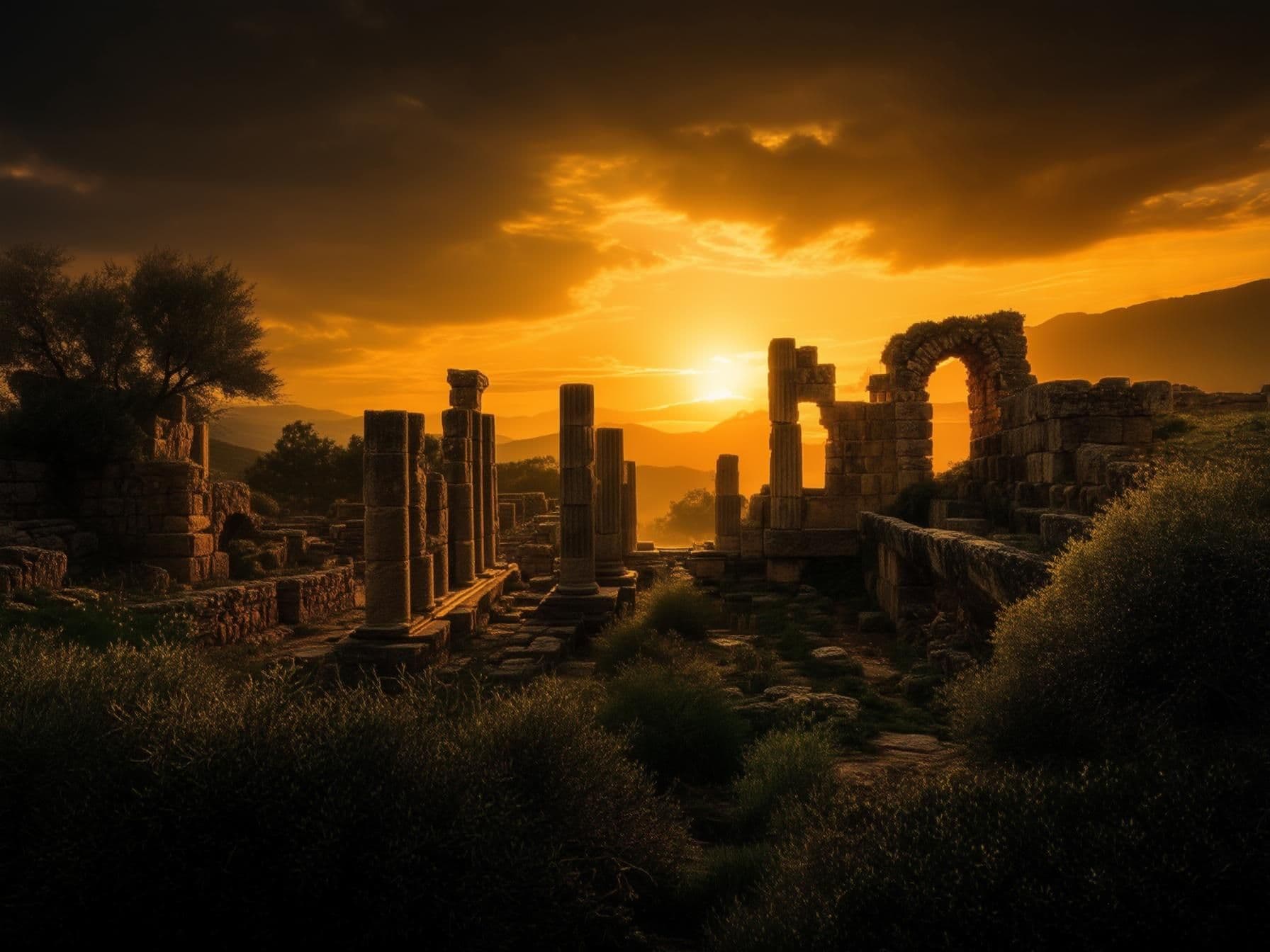 Historical Wonders Unveiling the Ancient Ruins of Polis Greece