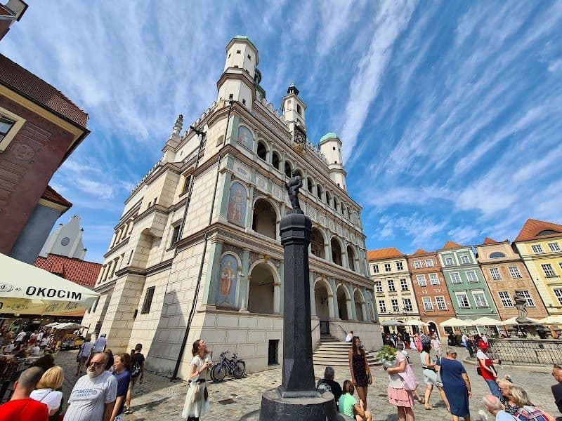 Poznań Town Hall and Billy Goats Show