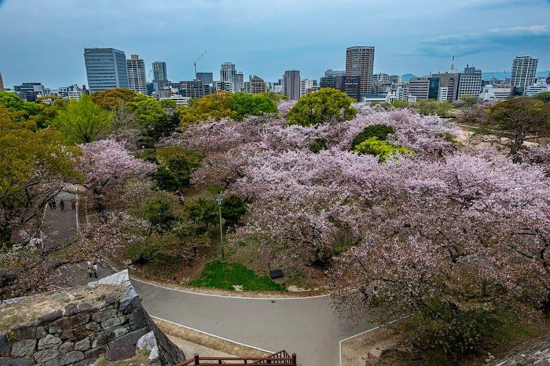 Fukuoka Castle Ruins in Maizuru Park
