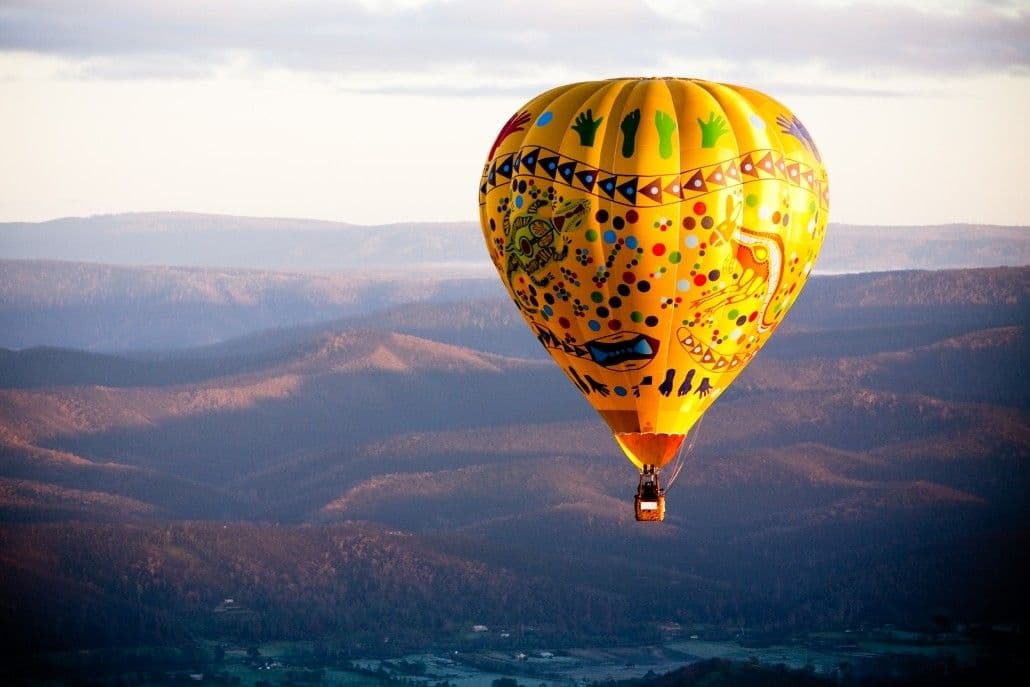 Hot Air Ballooning In Tasmania
