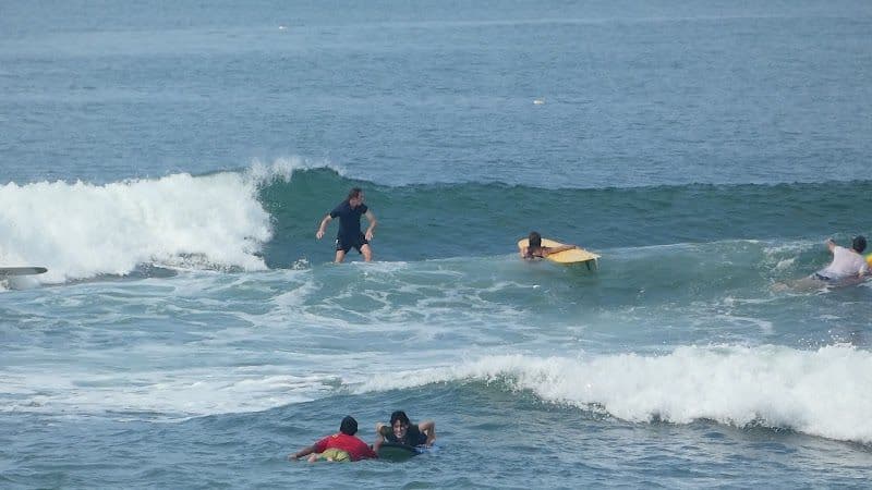 Surfing at Batu Bolong Beach - Canggu - Indonesia