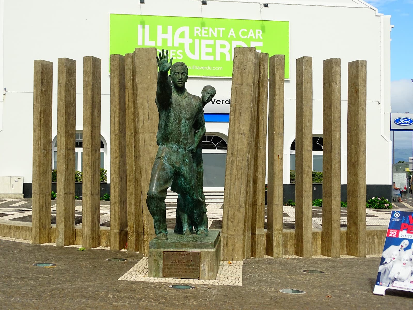 Emigrant Statue - Ponta Delgada - Portugal